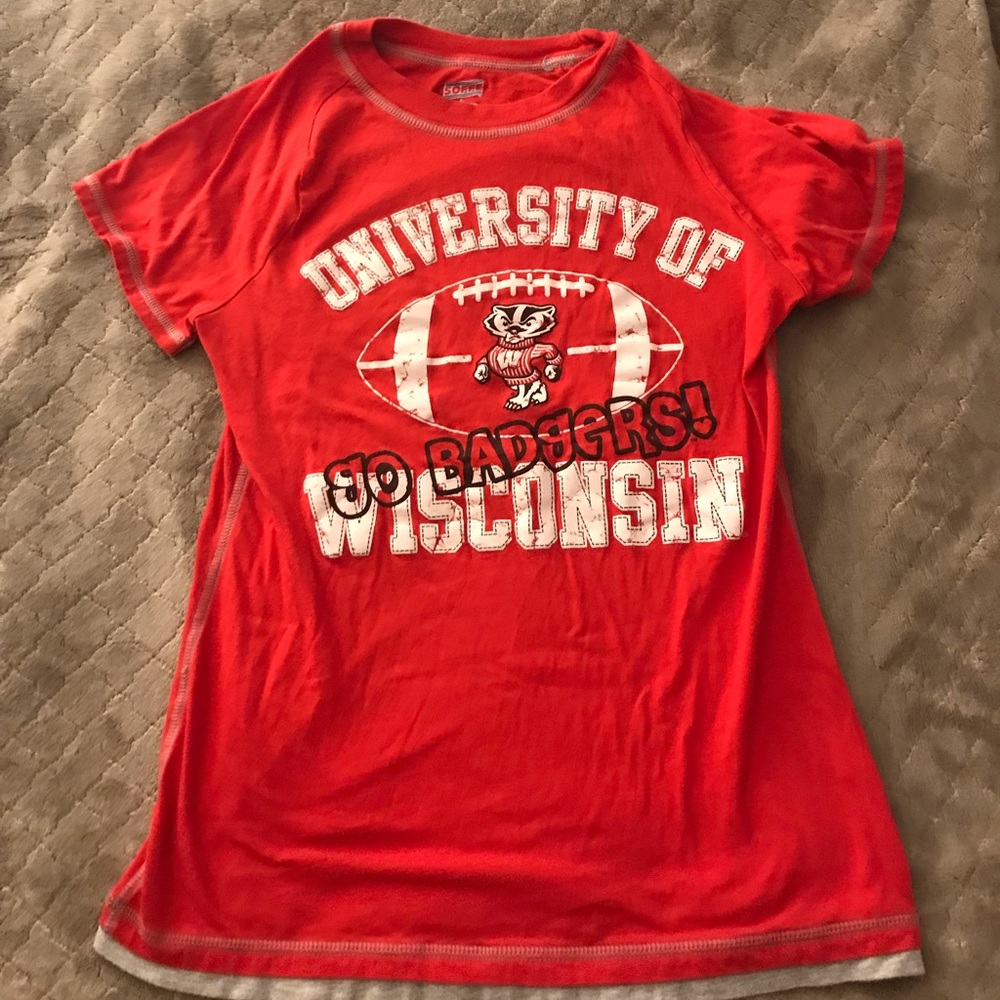 UW Madison Badger Football T-shirt